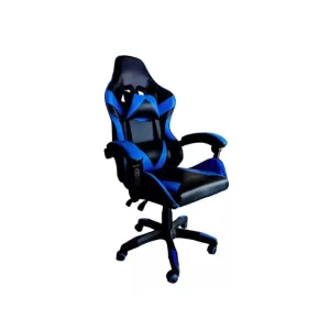 Silla Gamer Pro ergonómica para fotógrafos y editores de video, ideal para largas jornadas de trabajo con ajuste de altura y reclinación.
